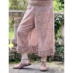 panty / pantalon ROBERT voile de coton Liberty vieux rose