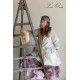 skirt / petticoat JOSEPHINE purple gingham linen Les Ours - 13