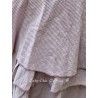 skirt / petticoat JOSEPHINE purple gingham linen Les Ours - 10