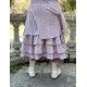 skirt / petticoat JOSEPHINE purple gingham linen Les Ours - 7