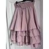 skirt / petticoat JOSEPHINE purple gingham linen Les Ours - 2