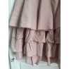 skirt / petticoat JOSEPHINE purple gingham linen Les Ours - 4
