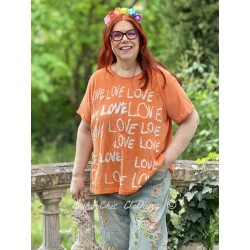 T-shirt Love Amor in Marmalade