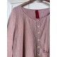 chemise 44896 MILLY lin à Rayures rouges Taille XL Ewa i Walla - 5