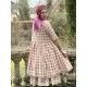dress TEATA Pink checks rustic cotton Size XL Les Ours - 14