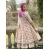 dress TEATA Pink checks rustic cotton Size XL Les Ours - 14