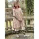 dress TEATA Pink checks rustic cotton Size XL Les Ours - 15