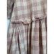 dress TEATA Pink checks rustic cotton Size XL Les Ours - 12