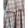 dress TEATA Pink checks rustic cotton Size XL Les Ours - 12