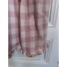 dress TEATA Pink checks rustic cotton Size XL Les Ours - 5