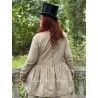dress 55769 Klara Black striped cotton Size XL Ewa i Walla - 12