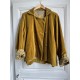 reversible short jacket GAEL Bronze velvet Size XL Les Ours - 2