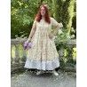dress 55788 DEON Cream embroidered voile Size XL Ewa i Walla - 1