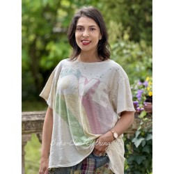 T-shirt Lets Love in Moonlight Magnolia Pearl - 1
