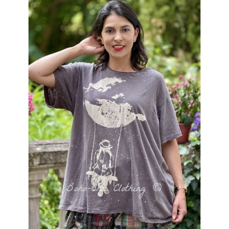 T-shirt Swing From The Moon (2nd edition) in Ozzy Magnolia Pearl - 1
