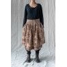 skirt LOUMI Macaroon with pink flowers velvet Les Ours - 12