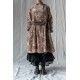 coat BLEUET Macaroon with pink flowers velvet Les Ours - 16