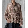 veste DAHLIA velours Macaron à fleurs roses Les Ours - 15