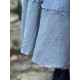 jupe 22253 PIRJO voile rigide et résille brodée Storm blue Ewa i Walla - 5
