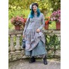 jupe 22253 PIRJO voile rigide et résille brodée Storm blue Ewa i Walla - 6