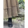 jupe 22253 PIRJO voile rigide et résille brodée Olive Ewa i Walla - 19