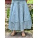 jupe 22253 PIRJO voile rigide et résille brodée Storm blue Ewa i Walla - 7