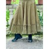 jupe 22253 PIRJO voile rigide et résille brodée Olive Ewa i Walla - 8