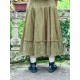 jupe 22253 PIRJO voile rigide et résille brodée Olive Ewa i Walla - 9