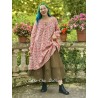 jupe 22253 PIRJO voile rigide et résille brodée Olive Ewa i Walla - 5