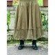 jupe 22253 PIRJO voile rigide et résille brodée Olive Ewa i Walla - 7