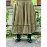jupe 22253 PIRJO voile rigide et résille brodée Olive Ewa i Walla - 7