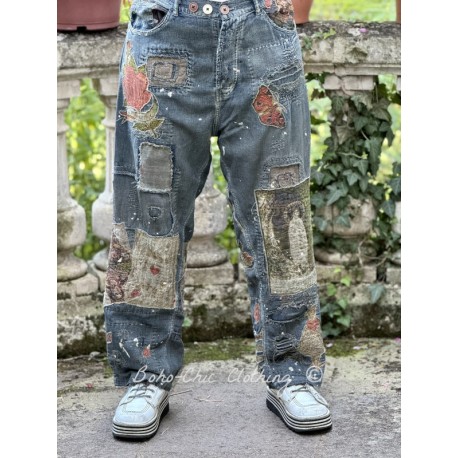 jean's Cartomancy Romeo in Washed Indigo Magnolia Pearl - 1