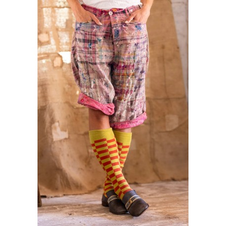 short Miner in Madras Pink Magnolia Pearl - 1