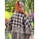 cape HOYA coton laineux Grands carreaux et Pied-de-poule Les Ours - 7