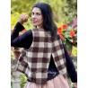 gilet CHARLY coton laineux Grands carreaux Les Ours - 14