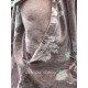 skirt LOUMI Macaroon with pink flowers velvet Les Ours - 17