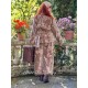 veste DAHLIA velours Macaron à fleurs roses Les Ours - 14