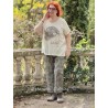 pantalon Star Applique Miner in Evangeline Magnolia Pearl - 11