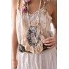 jabot Frida Tehuana in Swan Magnolia Pearl - 9