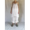 robe courte LEA voile de coton Écru Les Ours - 9