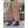 pantalon GUS lin Cannelle Taille XXL Les Ours - 5