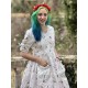 robe 55889 GULL-BRITT coton Fleuri Ewa i Walla - 11
