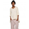 chemisier 44131 JUTTA voile de coton brodé Crème Ewa i Walla - 15