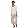 chemisier 44131 JUTTA voile de coton brodé Crème Ewa i Walla - 18