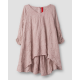 chemisier 44131 JUTTA voile de coton brodé Mauve pâle Ewa i Walla - 15