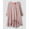 chemisier 44131 JUTTA voile de coton brodé Mauve pâle Ewa i Walla - 15