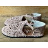 sandales ARIEL crochet Rose Les Ours - 3