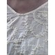 chemisier 44131 JUTTA voile de coton brodé Crème Ewa i Walla - 21