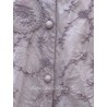 chemisier 44131 JUTTA voile de coton brodé Mauve pâle Ewa i Walla - 18