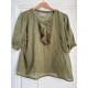 chemisier OTEA voile de coton Sauge Taille XL Les Ours - 2